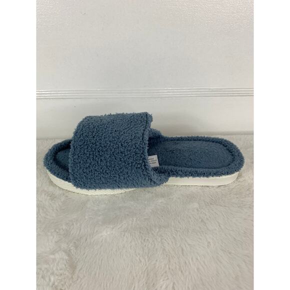 Muk Luks Women's Blue Adjustable Slide Sandals – Size 7 - Picture 5 of 10